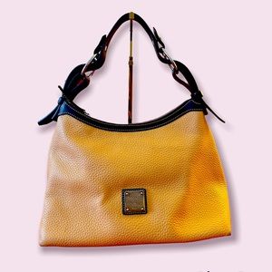 Soft Pebble Leather Dooney and Bourke hobo bag